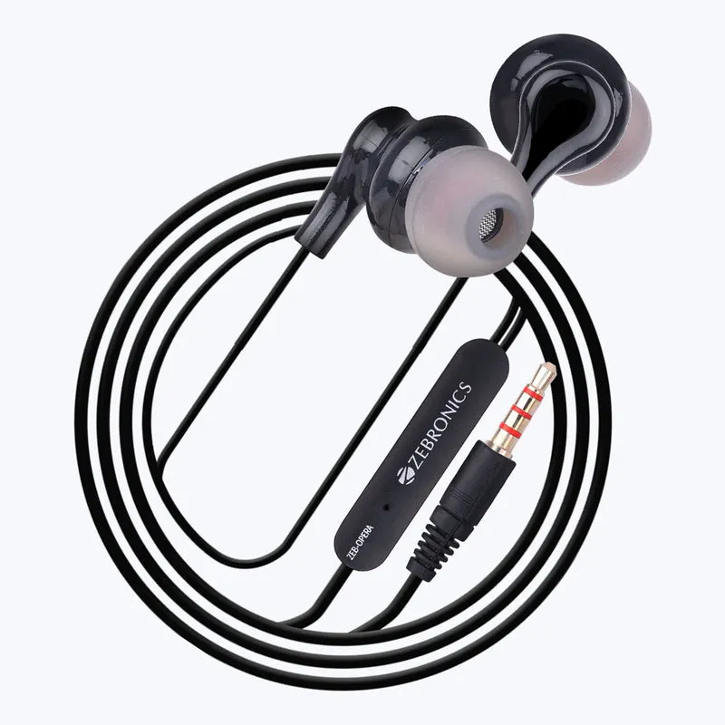 Zebronics Wired Earphone With Mic (Opera) view 2